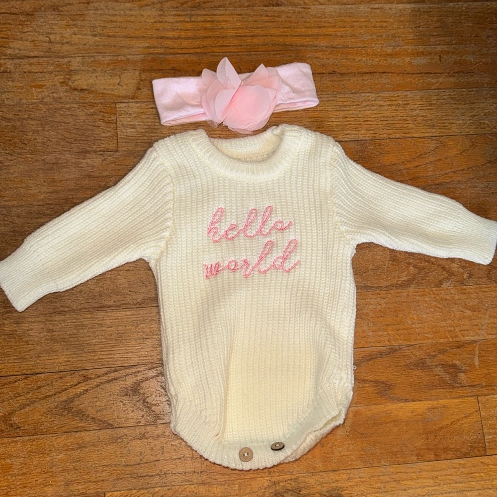 Newborn KNIT with bow